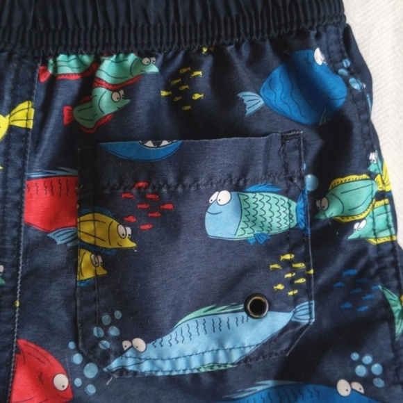 george blue fish swim trunks 2T toddler boys - Picture 6 of 7